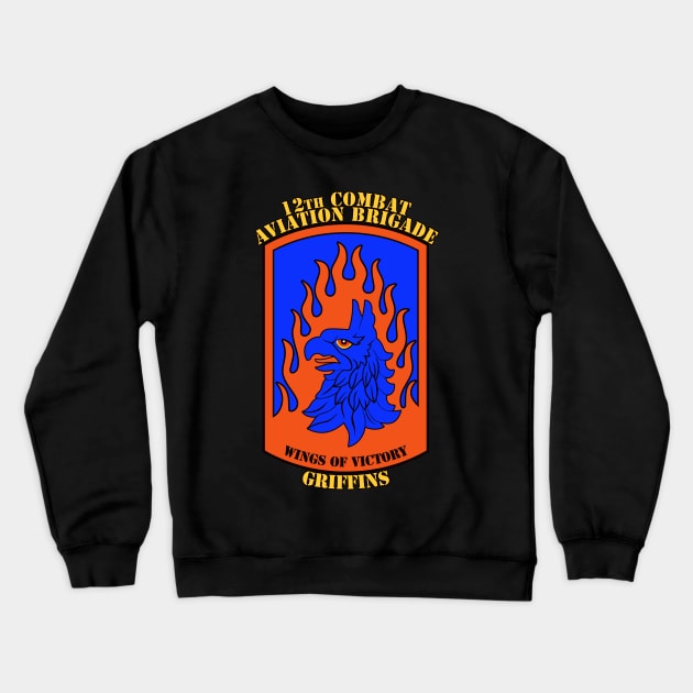 12th Combat Aviation Brigade Crewneck Sweatshirt by MBK